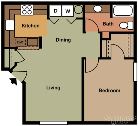 a diagram of a floor plan of a house